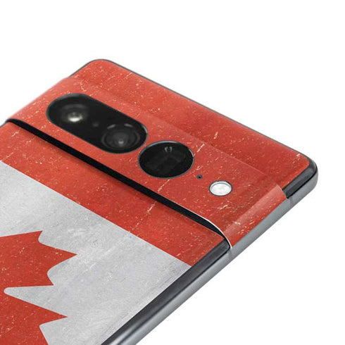 Canada Flag Distressed Google Pixel 7 Pro Skin